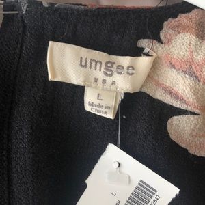 Umgee Floral Jumper with ruffle sleeves